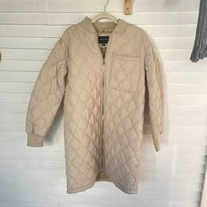 Brave Soul (ASOS) Longline Quilted Puffer